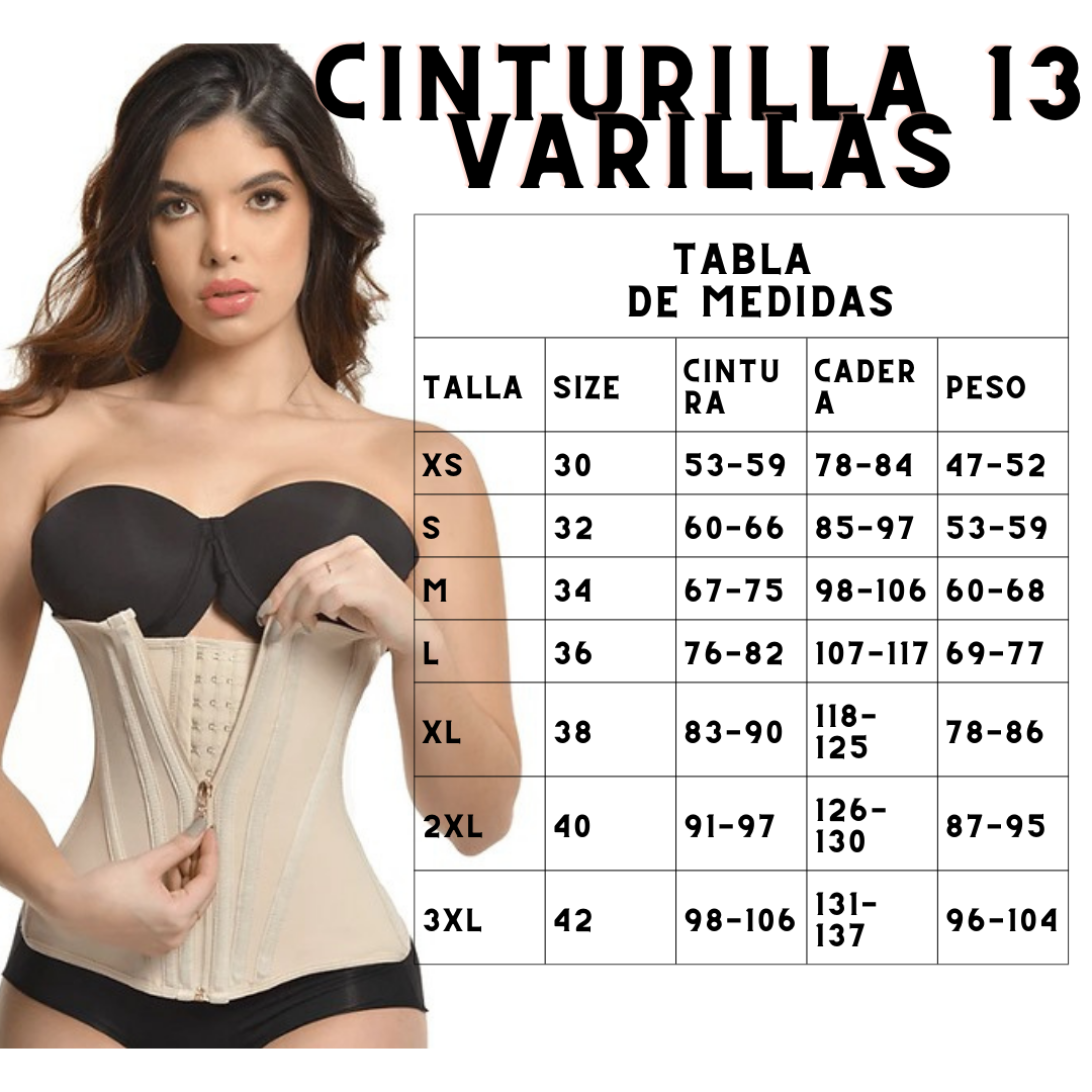 Cinturilla de avispa 13 varillas CINTUFLEX™