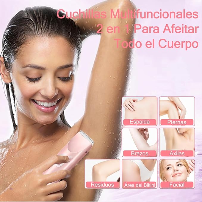 Rasuradora 2 en 1 para pieles sensibles LUNIA®