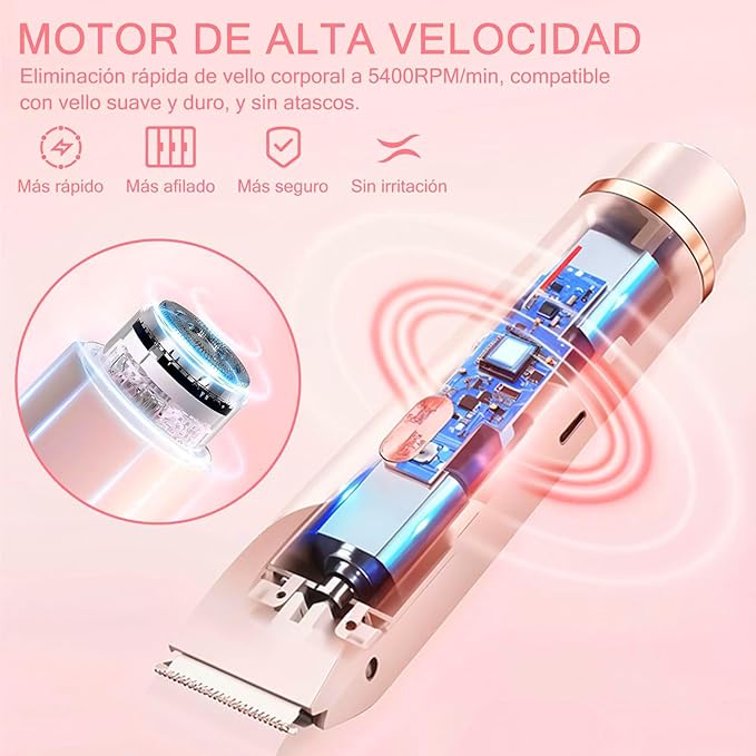 Rasuradora 2 en 1 para pieles sensibles LUNIA®